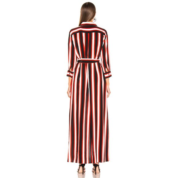 L'Agence "Cameron" Striped Silk Dress, size XS - Picture 4 of 10